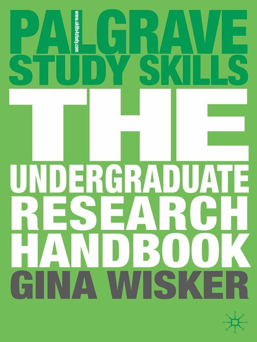 Title details for The Undergraduate Research Handbook by Gina Wisker - Available